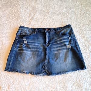 Jean mini skirt sz13